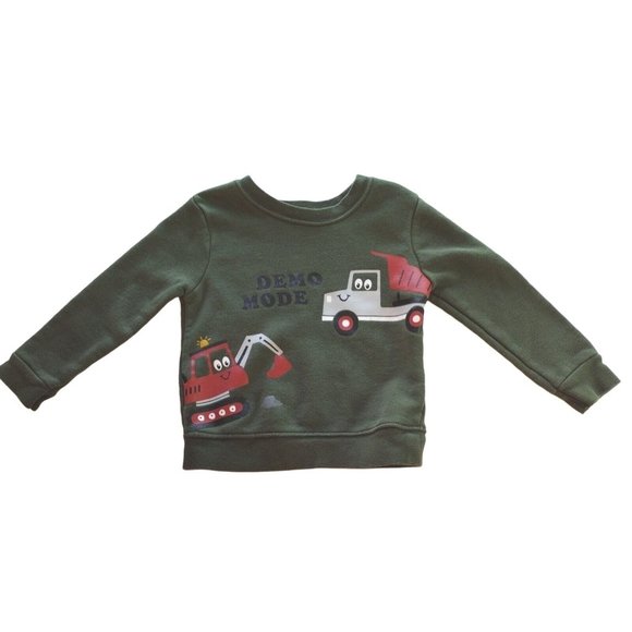 2 Long Sleeve Sweatshirts Baby 18-24 Months (Garanimals/Cat and Jack) - Picture 6 of 8